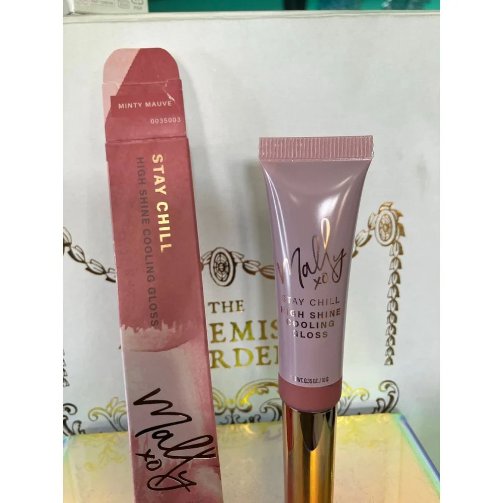 Mally Lipgloss XOXO COOLING GLOSS FULL SIZE $36 MSRP